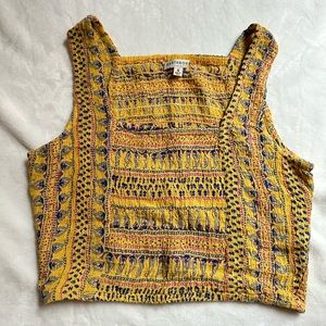 Patterned yellow Earthbound tank